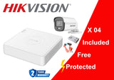 Hikvision - 24H Colour 4 Camera CCTV System